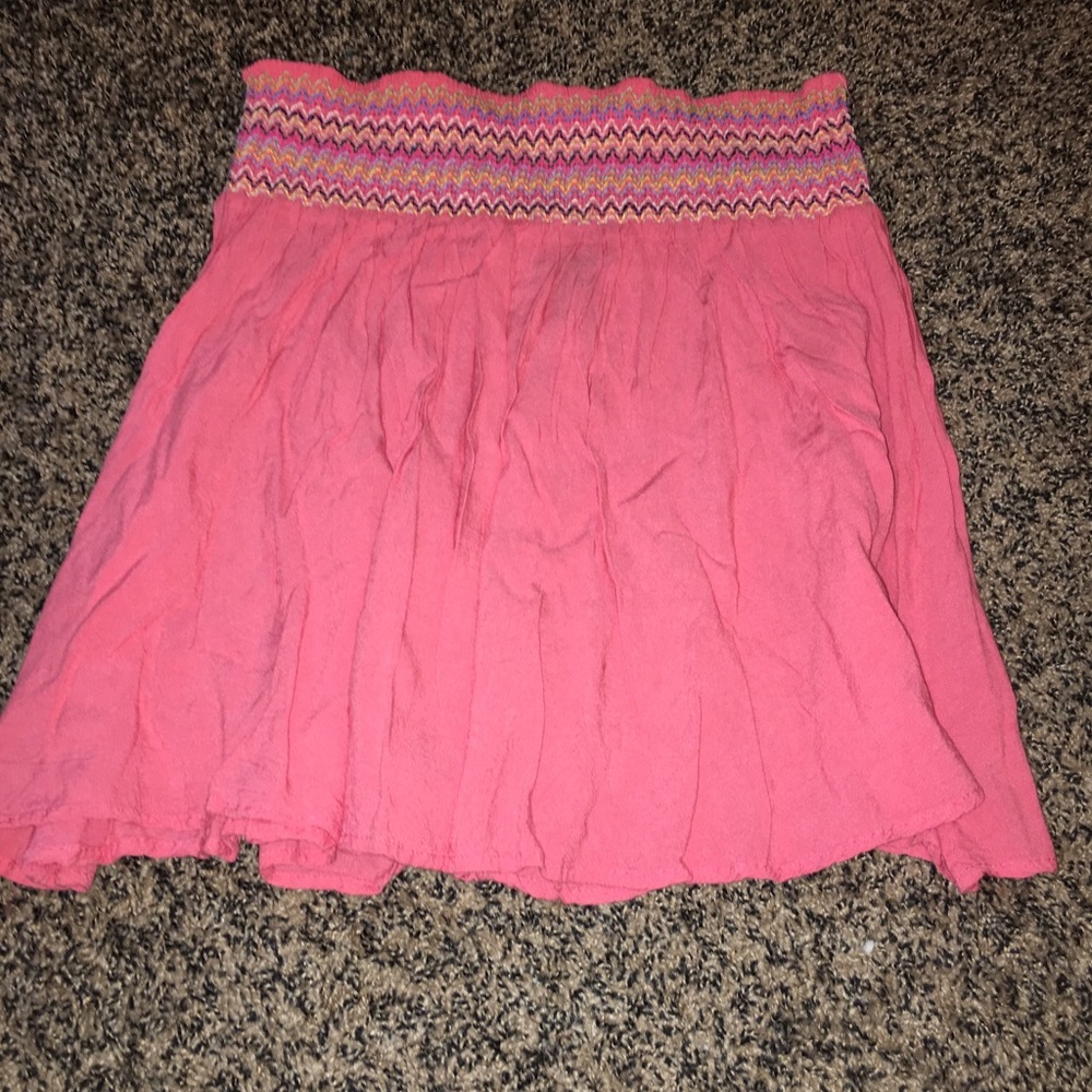 Pink skirt